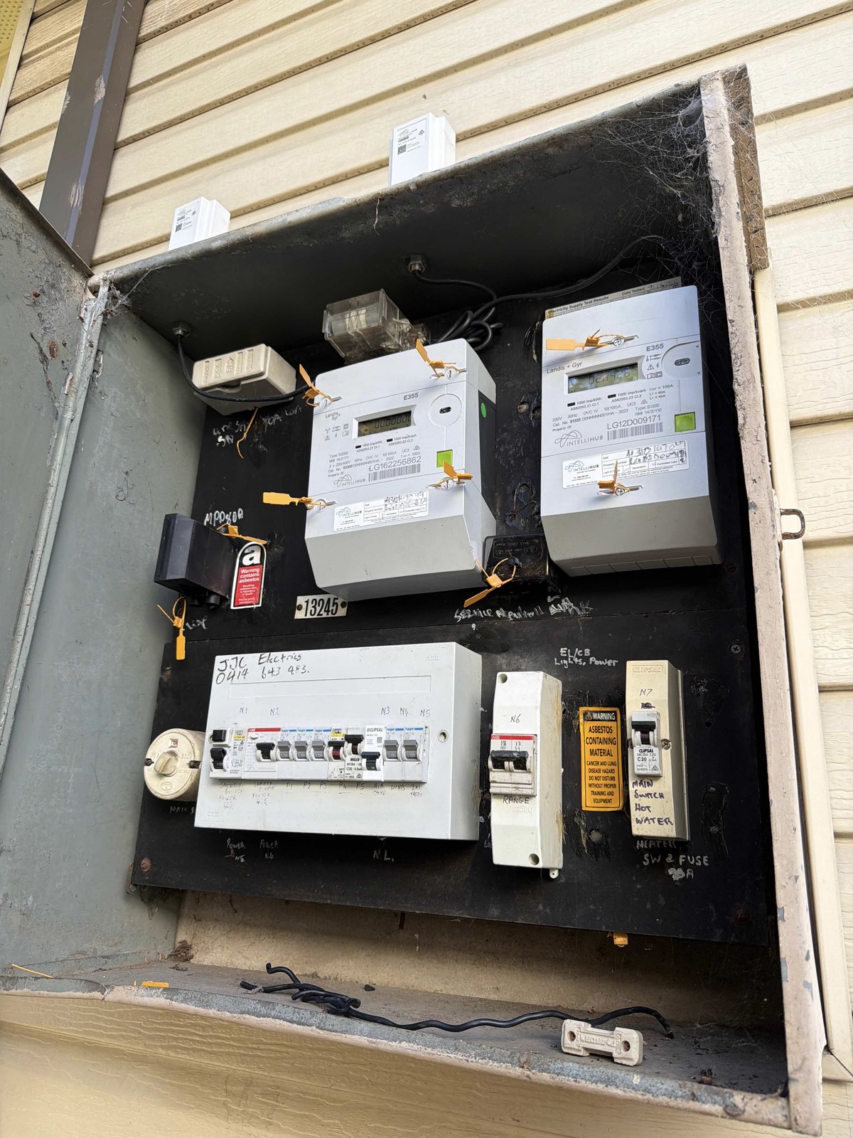 Switchboard Upgrade before, Greystanes