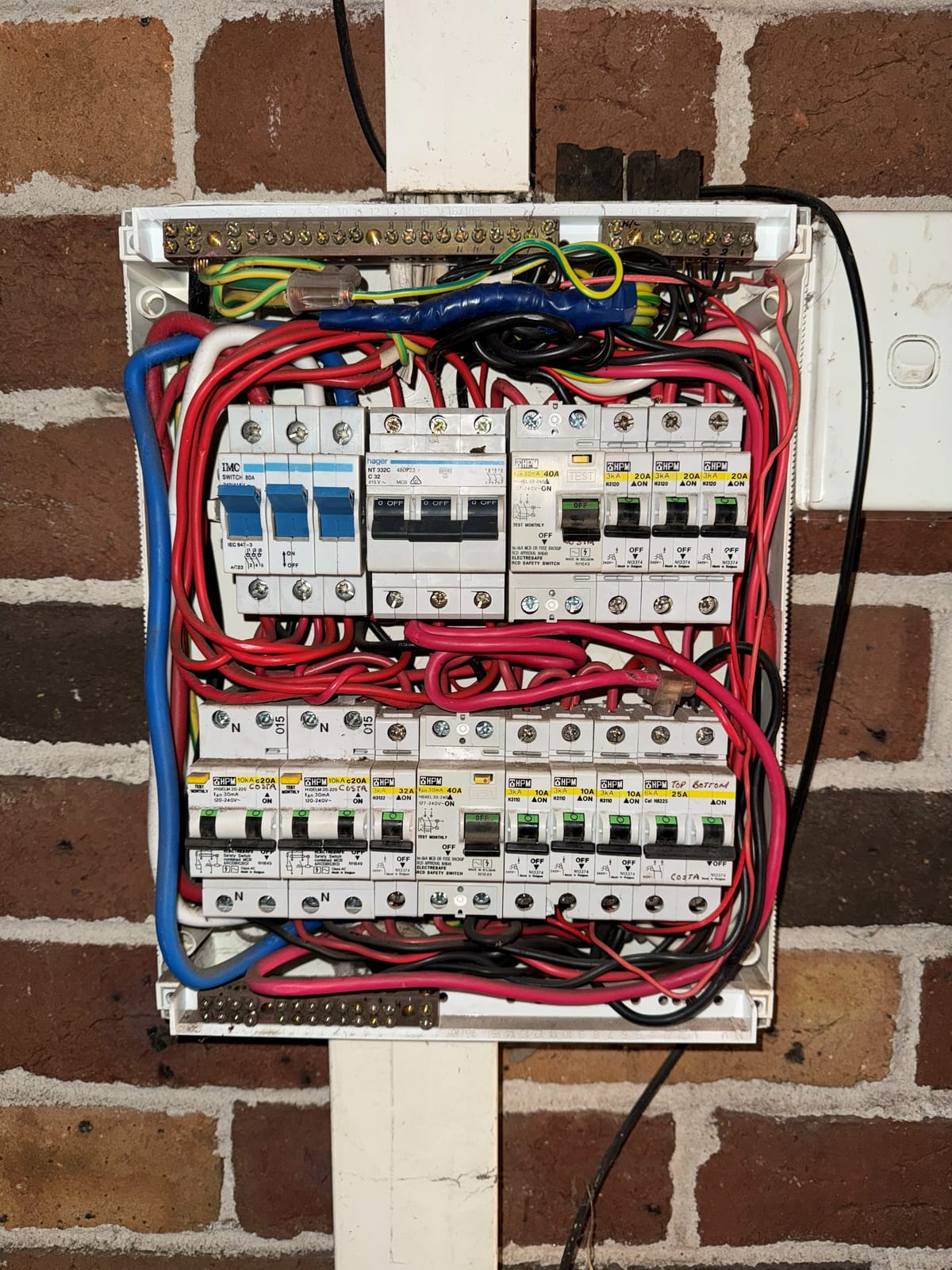 Switchboard Upgrade before, Tahmoor